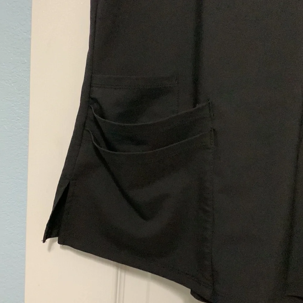 Black Med Couture Scrub Set - Picture 10 of 11